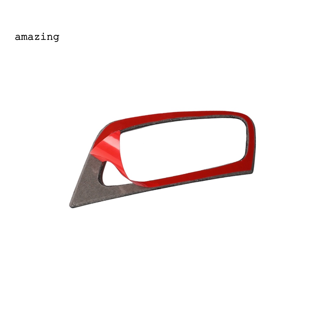 Sticker Sợi Carbon Dán Bảo Vệ Lỗ Khóa Trái / Phải Cho Xe Hơi BMW E70 E71 X5 X6 2009-2013