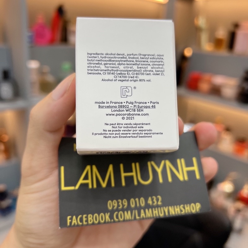 Nước hoa mini Nữ FAME PACO RABANNE 4ml