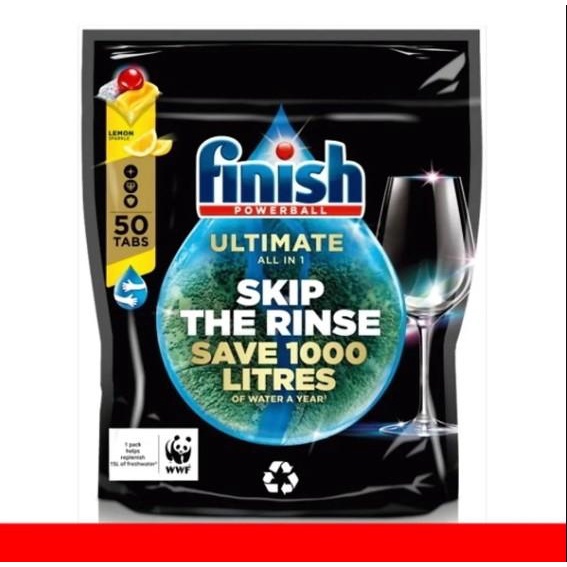 Viên rửa chén bát Finish All in One 110 viên Nhập Khẩu Finish Châu Âu, dùng cho tất cả các loại máy
