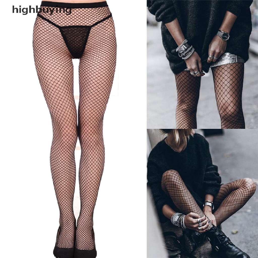 Hbvn Belle Quần Tất Lưới Họa Tiết Lưới Cá Màu Đen Một Kích Thước Màu Đen Tạo Tiếng Ồn Cho Nữ