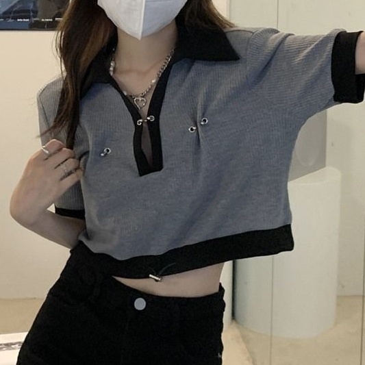 Áo polo Ngắn Tay Thời Trang Mùa Hè Dành Cho Nữ