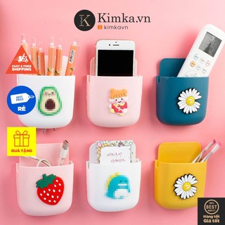 (200) Giá, Kệ, Ống Cắm Điều Khiển Điện Thoại Dán Tường