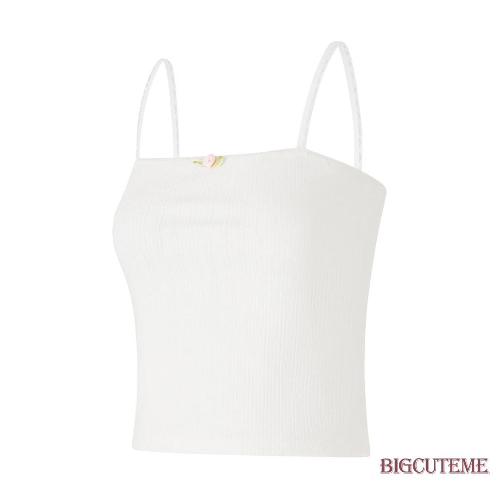 Áo Croptop Sát Nách Dáng Ôm Co Giãn Thời Trang Mùa Hè Cho Nữ