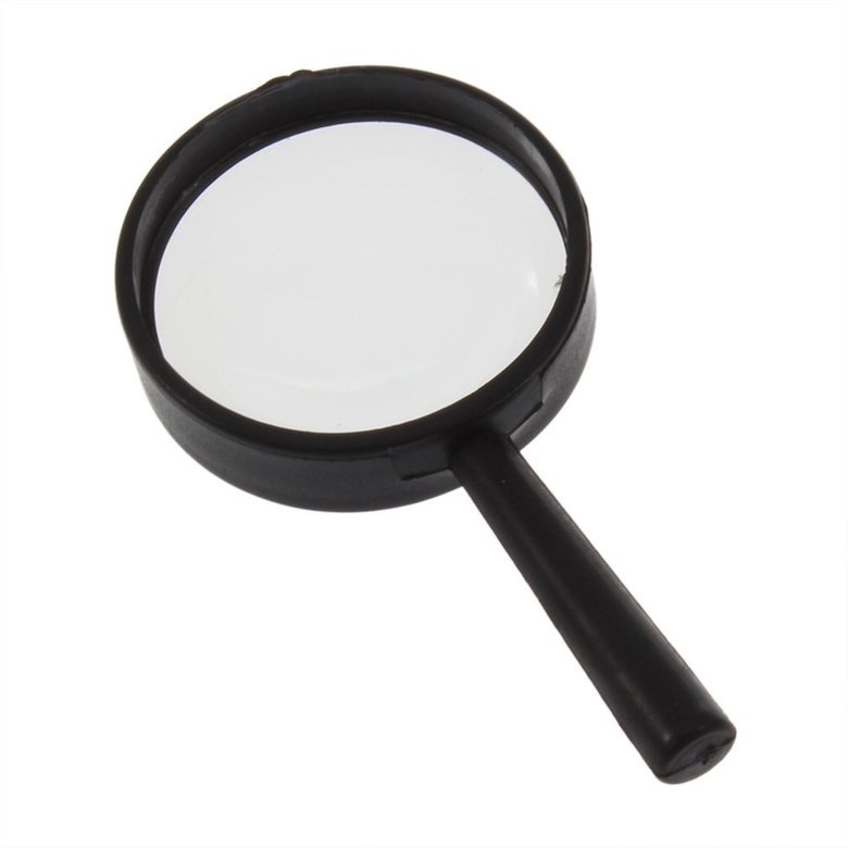 Top Handheld Reading 5X Micro Magnifier Hand Held Magnifying Acrylic 25mm