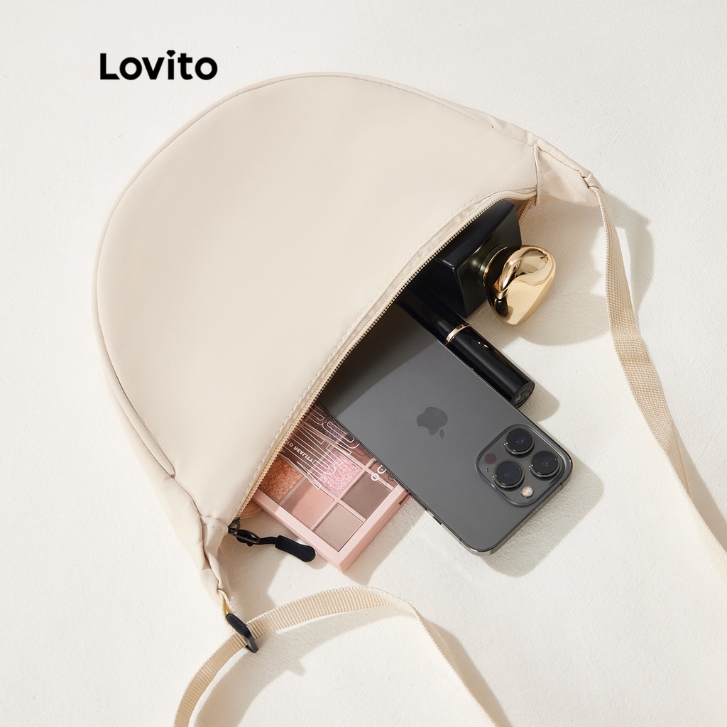 Lovito Túi Tote Half Moon đầy đủ Boho