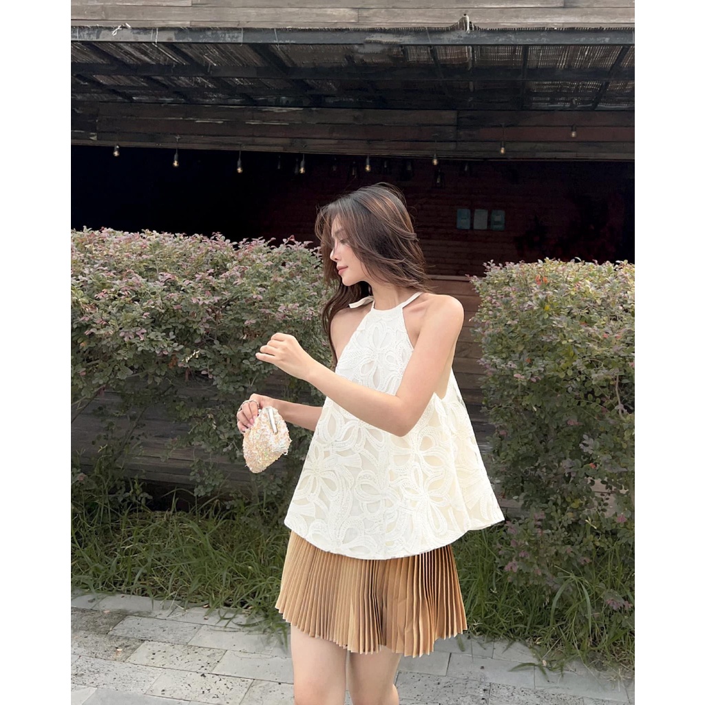 Áo yếm cột nơ ren