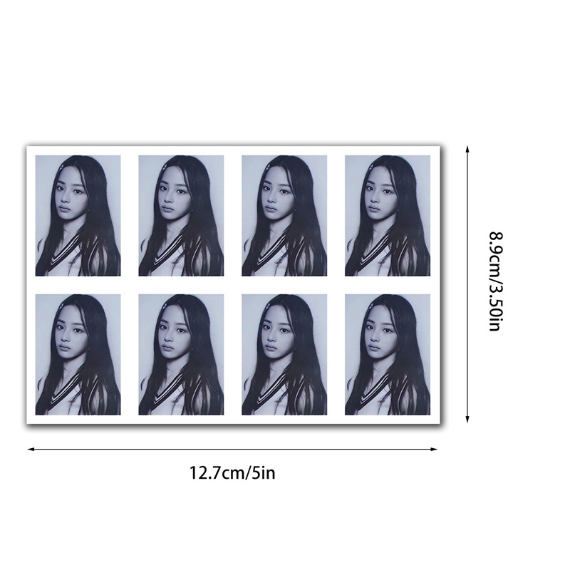 1 Cái Thẻ Ảnh HD Kpop Newjeans 1 Inch ID In Hình Cho Fan Hâm Mộ