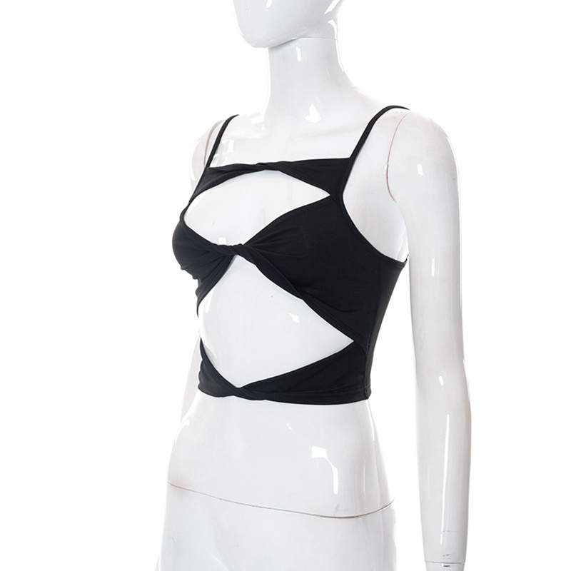 Áo Hai Dây CY03 Ôm Dáng Màu Trơn Thời Trang Mùa Hè Cho Nữ