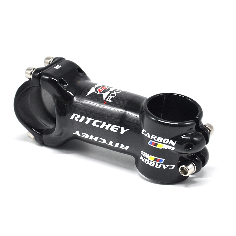 Trục Thân Xe Đạp Leo Núi Bằng Nhôm Carbon Màu Đen Bóng 31.8 * 60-120mm 3K