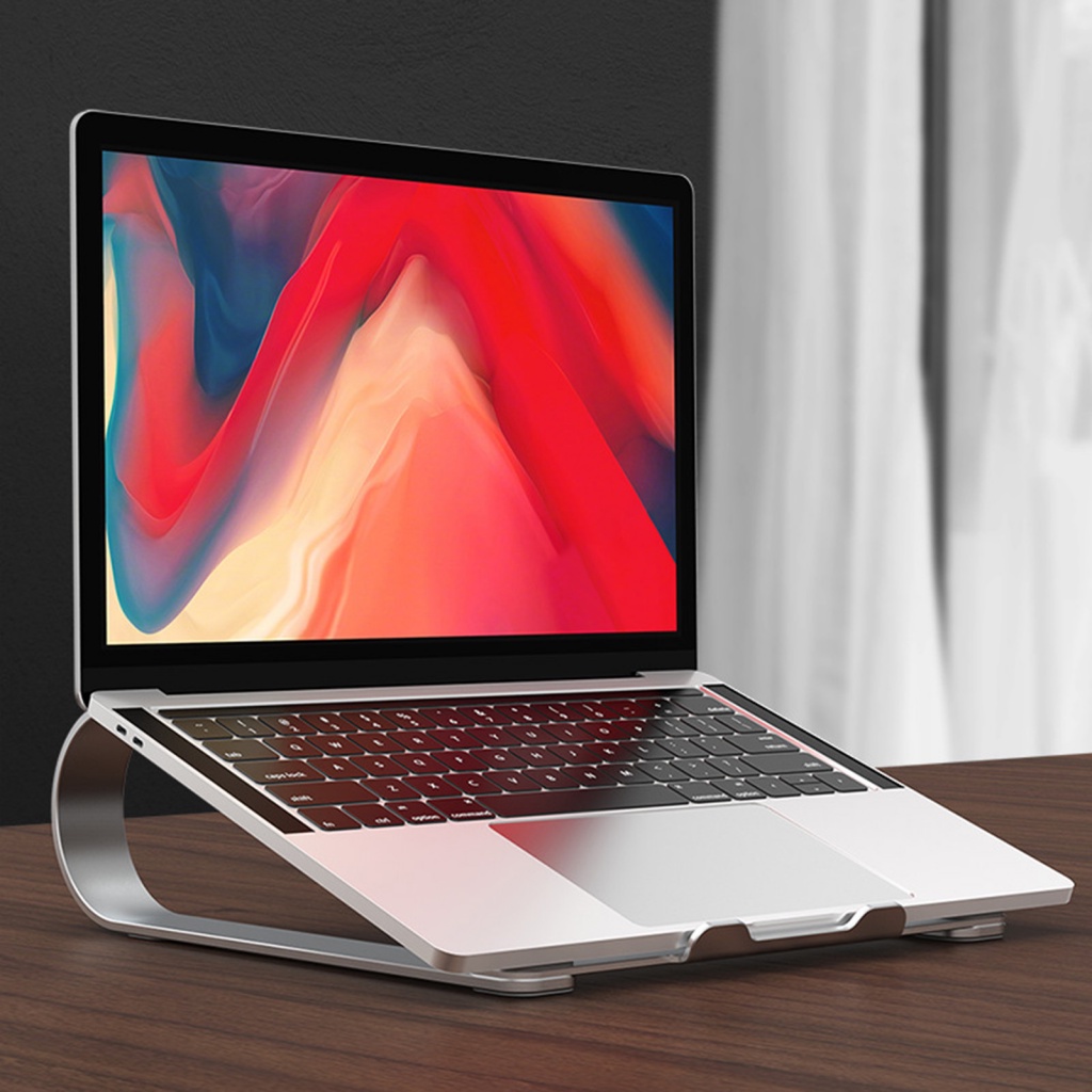 Giá Đỡ Laptop Bằng Hợp Kim Nhôm Hình Hoa Hướng Dương Thiết Kế Tản Nhiệt Tiện Dụng Cho Văn Phòng