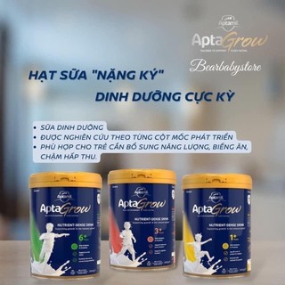 Sữa bột Aptamil Úc AptaGrow 1+,3+,6+ hỗ trợ bé phát triển toàn diện hộp 900g