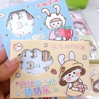 3 Hộp 12 tấm sticker mini cute