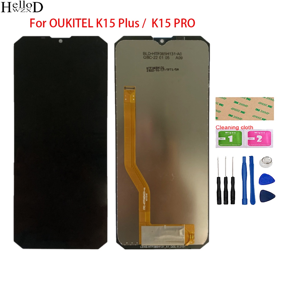 6.52 "100% Đã thử nghiệm cho màn hình LCD Oukitel K15 Plus Thay thế lắp ráp màn hình cảm ứng cho màn