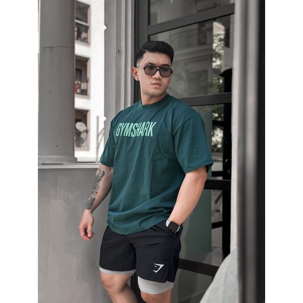 Set Áo Thun Oversize Và Quần short 2 lớp Nam Gymshark