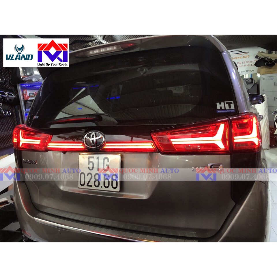 Đèn Hậu Toyota Innova 2016-Up Mẫu Audi Số 2 Chính Hãng Vland