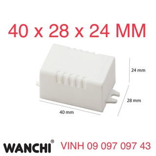 Hộp 40x28x24mm. Hộp nhựa đựng mạch điện tử