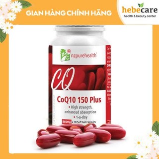TPCN chống lão hóa Nzpurehealth CoQ10 150 Plus 30 viên