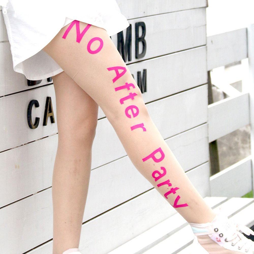 Forbetter Quần Tất Lưới Nylon Thoáng Khí In Chữ JK Phong Cách Lolita Nhật Bản Thời Trang Mùa Xuân Dạ Quang