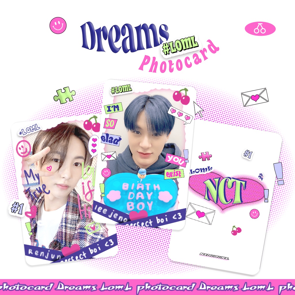 THẺ ẢNH NCT DREAM LOML| PC NCT DREAM DECO