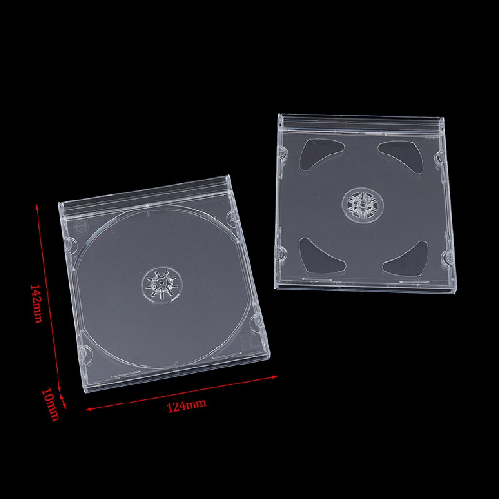 1 Hộp Đựng Đĩa CD ATVN 1 Cái Tiêu Chuẩn DVD Trong Suốt Cầm Tay Martijn