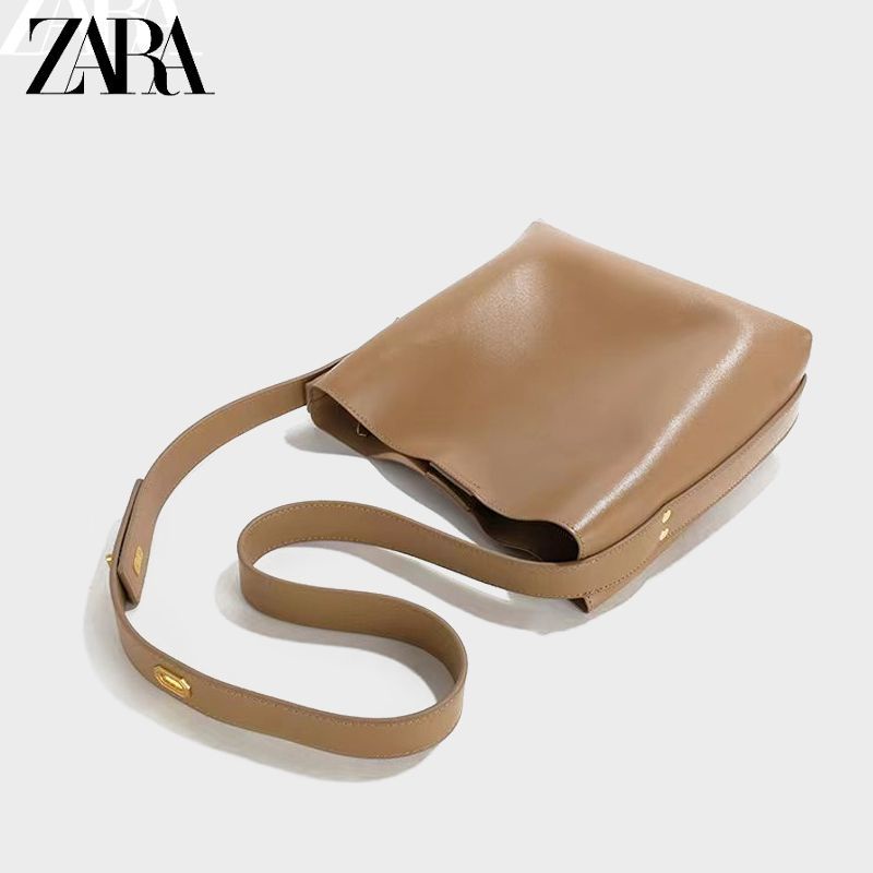 Túi Đeo Chéo Một Bên Vai Sức Chứa Lớn Mẫu Mới 2023Zara Phong Cách Retro