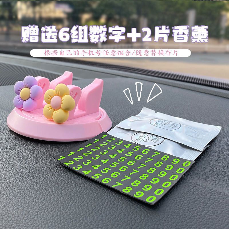 Giá Đỡ Điện Thoại Đa Năng Họa Tiết Hoạt Hình Xinh Xắn Dành Cho Xe Hơi