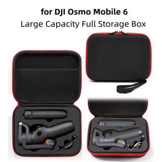 Dành Cho DJI Osmo Mobile 6 Túi Bảo Quản Cho DJI OM6 Túi Xách Dung Tích Lớn Bảo Vệ Toàn Bộ Hộp Osmo 6 Phụ Kiện