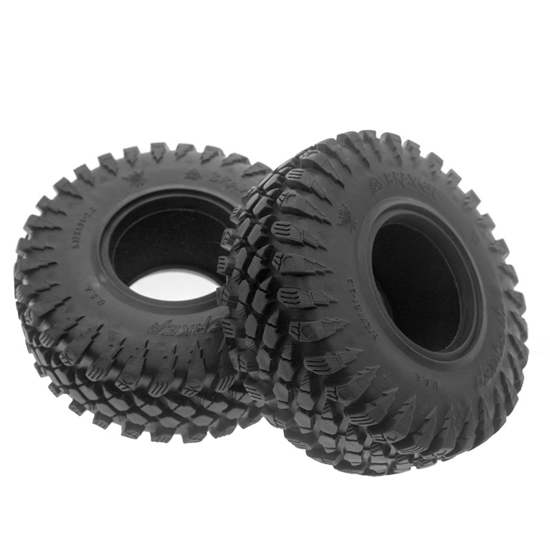 Bộ 4 Bánh Xe Cao Su 128mm 2.2 Cho Xe Điều Khiển Từ Xa Axial SCX10 Wraith RR10 Capra Traxxas TRX4 YK4802 1 / 10