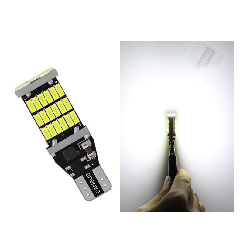 Đèn LED Xi nhan/Đèn Lùi Chân T15/T10 Cho Ô tô Xe máy Chíp 4014 Siêu sáng - 15w