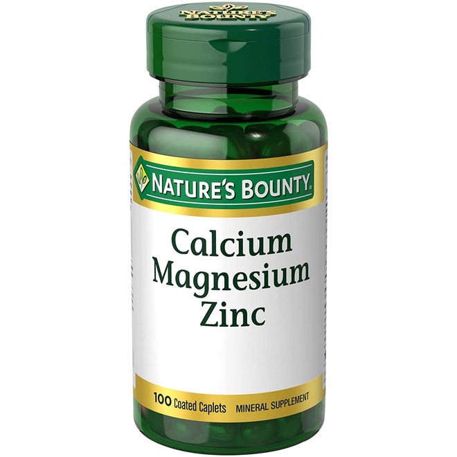 Viên Uống Giúp Xương Chắc Khỏe Nature's Bounty Calcium Magnesium Zinc 100 Viên Date 02.2026