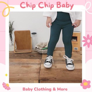 Quần legging cotton Ambb sọc gân xuất Hàn sz 80