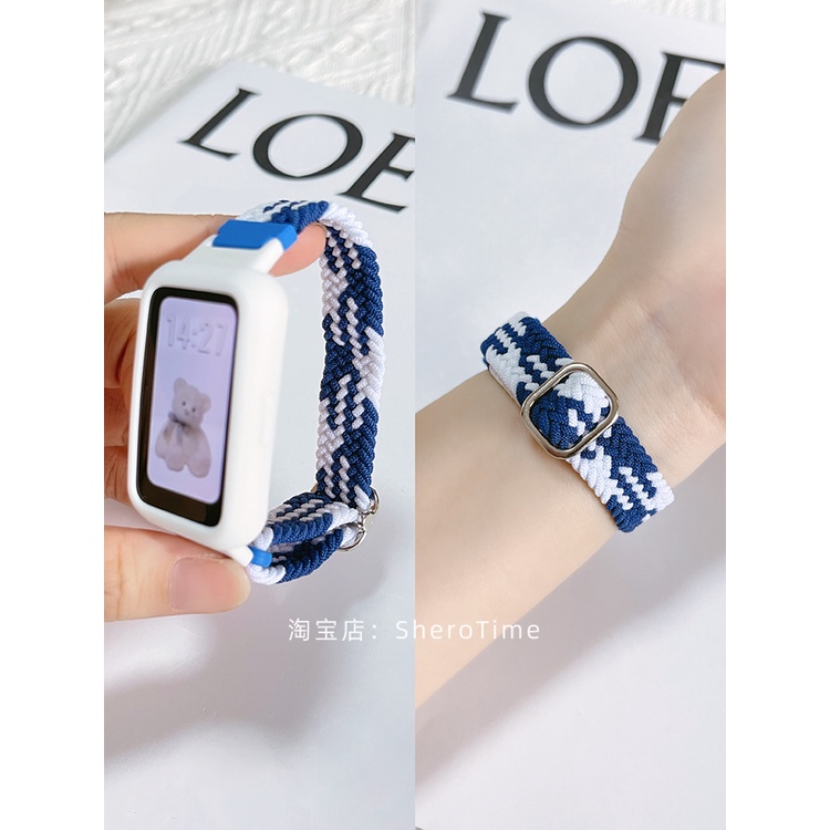Dây Đeo Bằng nylon + TPU Bảo Vệ Cho Đồng Hồ Huawei band 6 / Huawei band 7