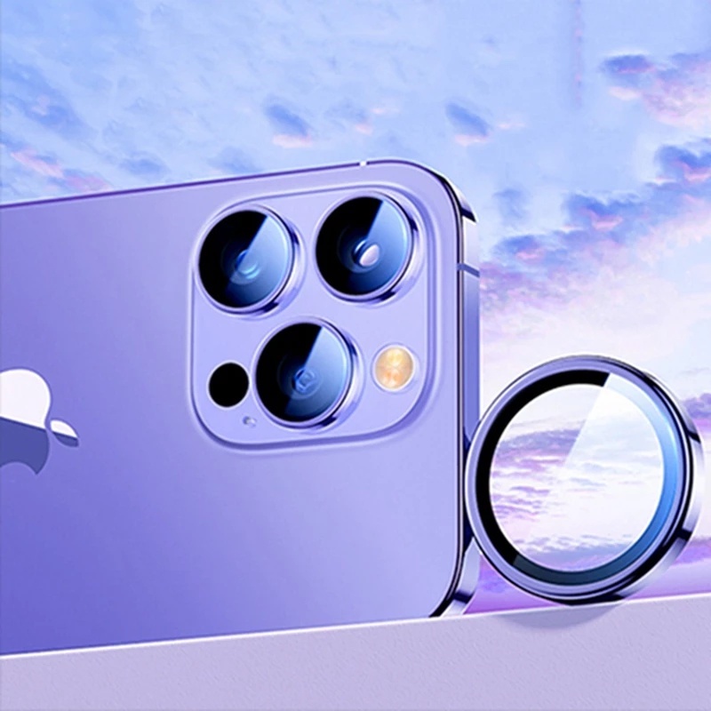 Kính Viền Kim Loại Bảo Vệ Camera Sau Cho iphone 14 pro Max iphone 12 pro Max Plus 13 pro