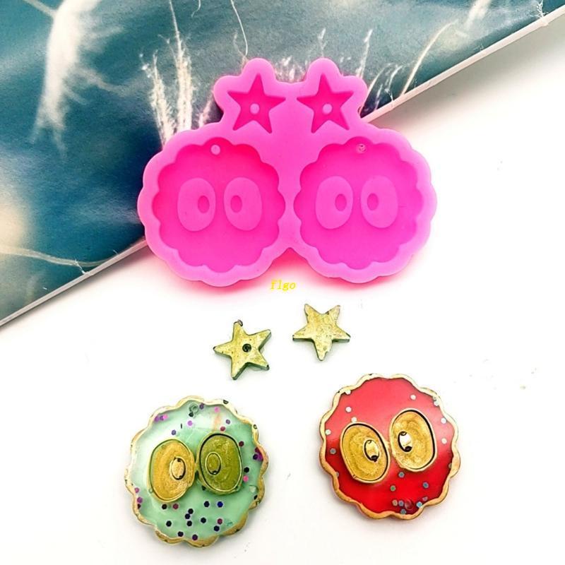 Khuôn Silicone Làm Mặt Dây Chuyền Hình Ngôi Sao Giáng Sinh Phù Hợp Cho Nữ