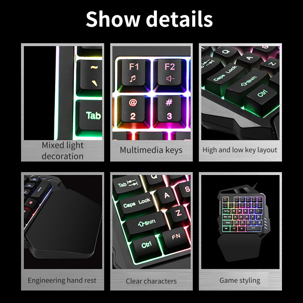 Bàn Phím Chơi Game Một Tay Cầm Chống Trượt Hình Hoa Hướng Dương Cho PS4