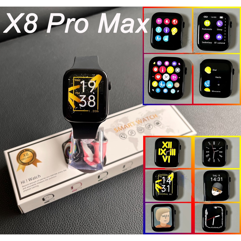 Set 1 / 2 / 3 / 5 / 10 Đồng Hồ Thông Minh Bluetooth Hiệu X8 Pro Max