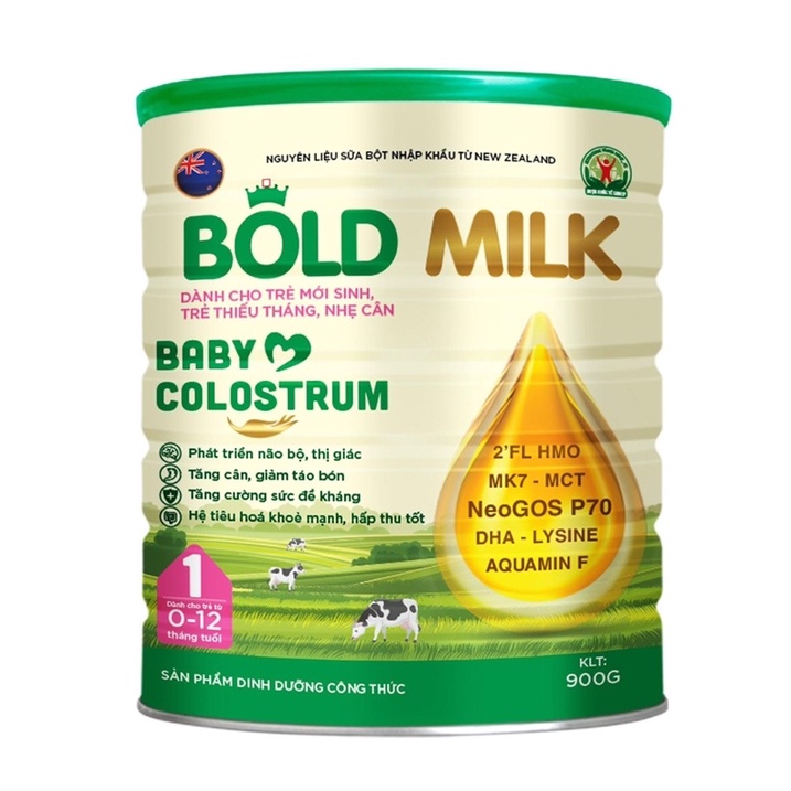 BOLD MILK BABY COLOSTRUM sữa bột giúp bé tăng cân phát trển toàn diện