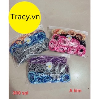Sét 10 dây thun sợi ,cột tóc siêu dai ,bền với mẫu khác nhau