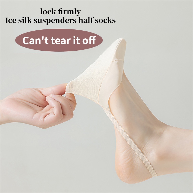 Set 4 Đôi Vớ Thuyền Chống Trượt Thời Trang Cho Nữ