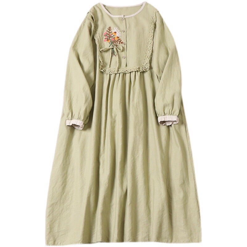 Váy NICOLE thêu hoa ngực