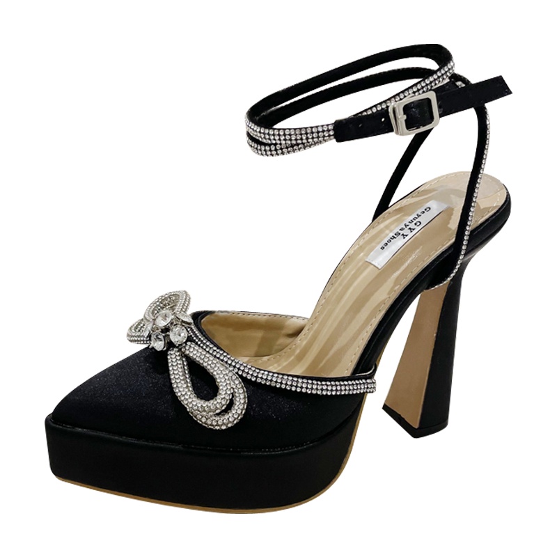 Sandal Cao Gót Thiết Kế Mới Đính Đá Cao Cấp Thời Trang Mùa Xuân Dành Cho Nữ