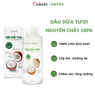 Dầu dừa tươi nguyên chất từ Bến Tre giúp chăm da dưỡng tóc chăm sóc răng miệng 100ml DD01