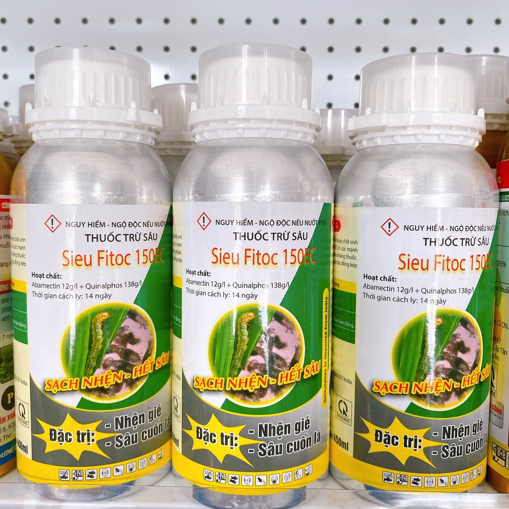 Đặc Trừ Nhện Gié, Sâu Cuốn Lá Siêu Fitoc 500ml
