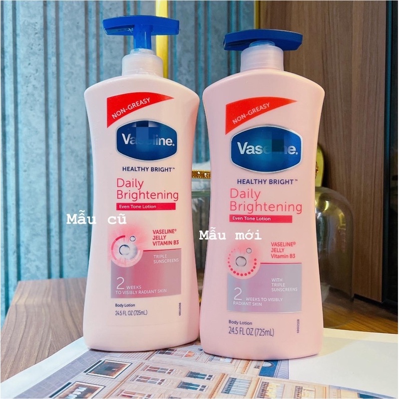 Dưỡng thể sáng da toàn thân Vaseline Daily Brightening Even Tone Lotion  Giá #175k