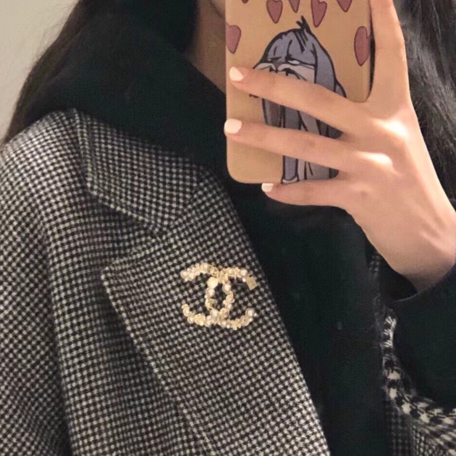 Trâm Cài Áo Đính Ngọc Trai Phong Cách vintage Nữ Tính