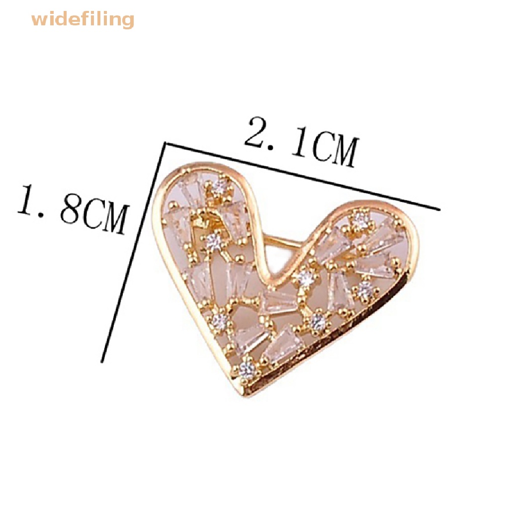 Trâm Cài Áo Hình Trái Tim Thời Trang Dành Cho Nữ