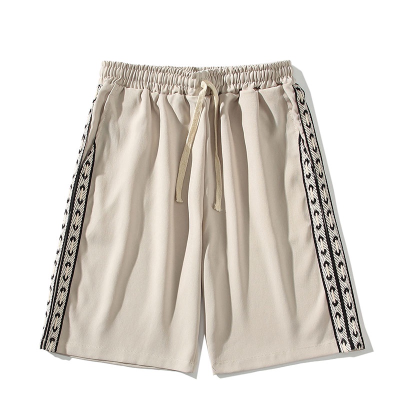 Quần Short Thể Thao Dây Rút Dáng Rộng Màu Sắc Đơn Giản Thời Trang Mùa Hè Cho Nam