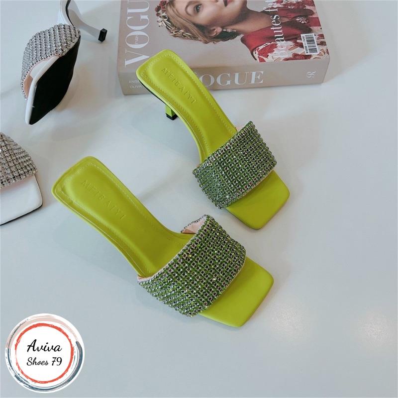 Giày gót nhọn 5cm alexx xoàn cực sáng hàng đẹp từ from đến chất.