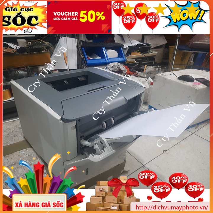 Máy in cũ in 2 mặt tự động in mạng lan Canon LBP 6300DN hàng cũ đẹp like new hộp mực mới bền đẹp có bảo hành INECO