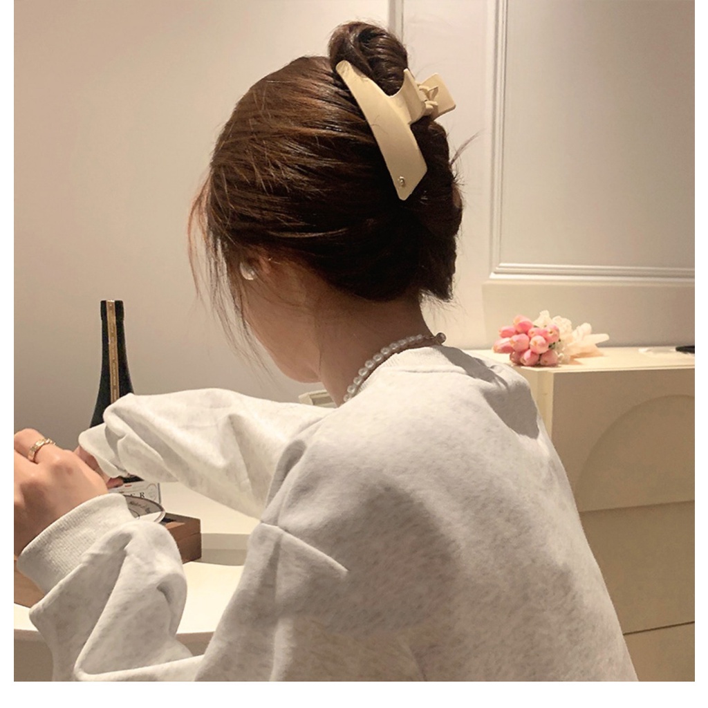 Kẹp Tóc Thời Trang Hàn Quốc Chất Liệu acrylic Phong Cách retro